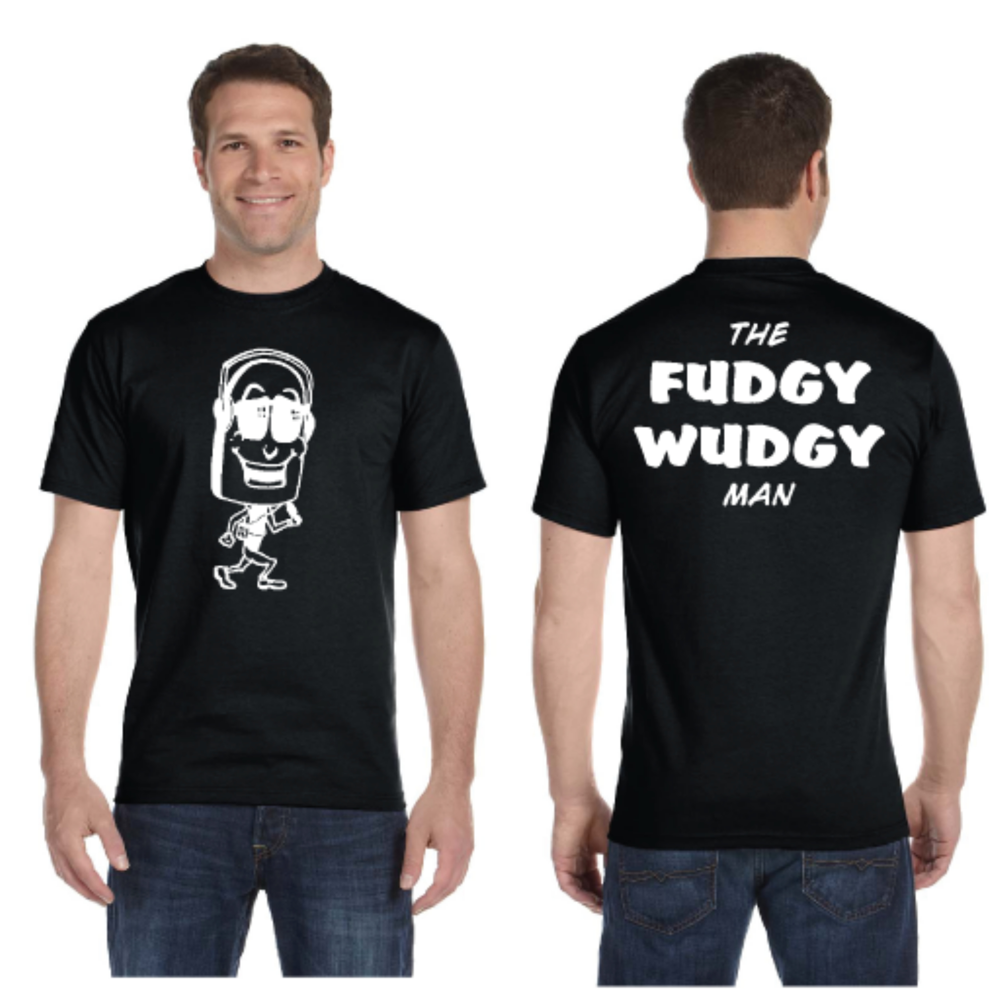 T-Shirt -Black | The Fudgy Wudgy Man