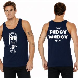 Tank Top - Navy - White Print