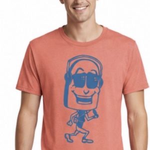 Softstyle - Coral Silk - Blue Print